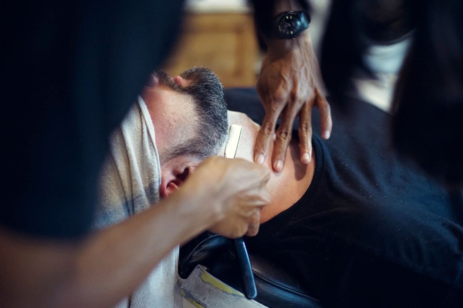 Beard trim and line-up at Strange Times Barber Co